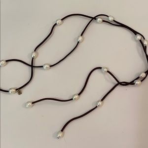 Grace and heart lariat wrap bracelet/necklace